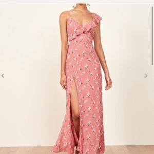 REFORMATION TRISTA GOWN SIZE XS NWT